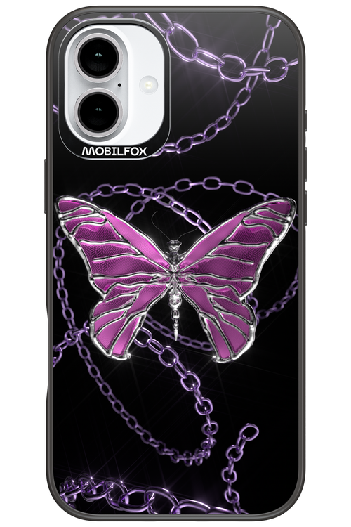 Butterfly Necklace - Apple iPhone 16 Plus