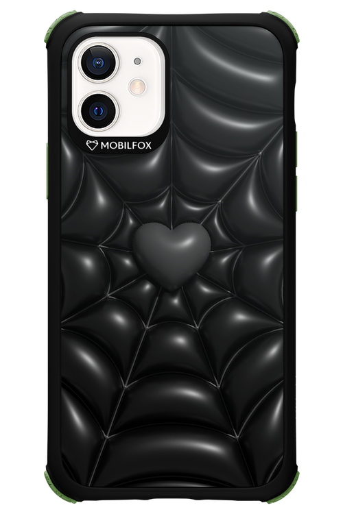 Black Spider Heart - Apple iPhone 12