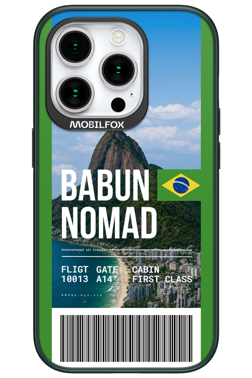 BABUN NOMAD (fly ticket) 2.0 - Apple iPhone 15 Pro
