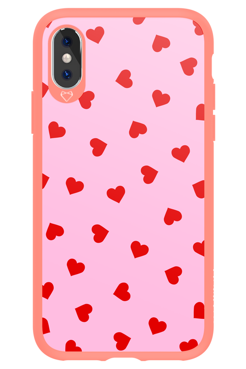 Sprinkle Heart Pink - Apple iPhone X