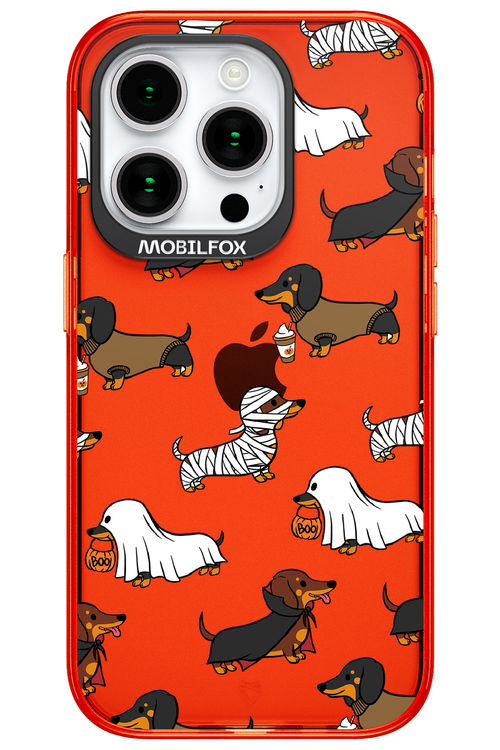Scary Dachshund (Transparent) - Apple iPhone 15 Pro