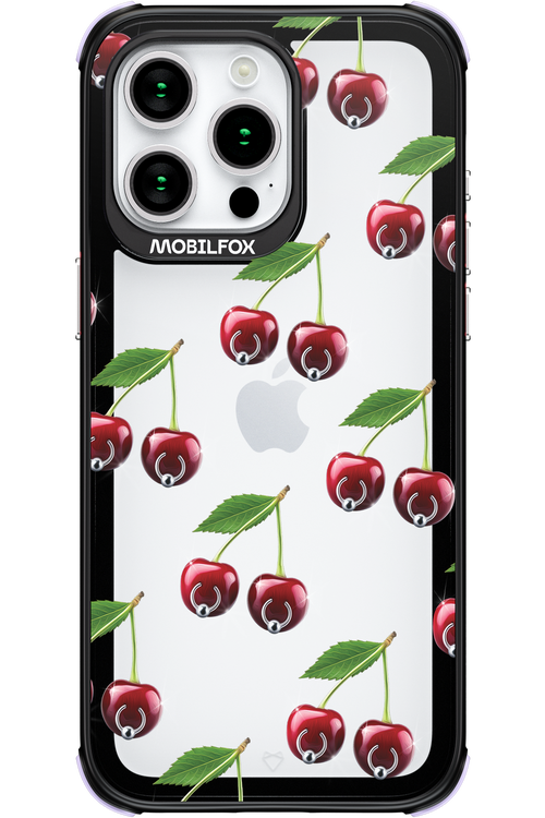 Spicy Cherries Transparent - Apple iPhone 15 Pro Max