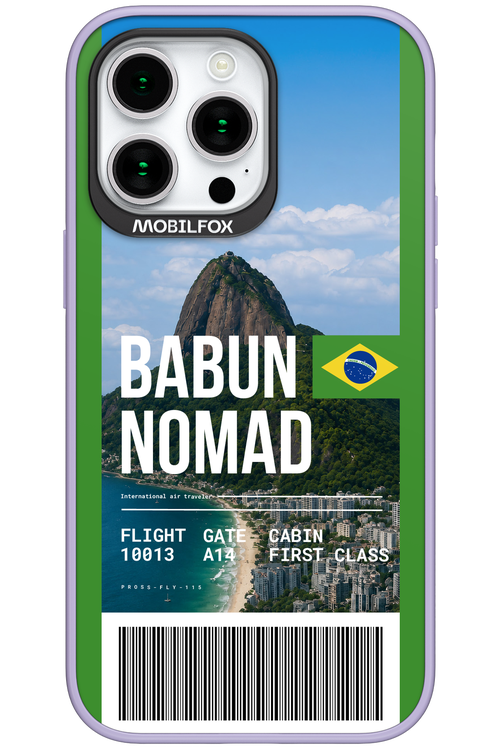 BABUN NOMAD (fly ticket) 2.0 - Apple iPhone 15 Pro Max