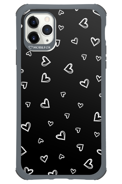 Monochrome Hearts 2.0 - Apple iPhone 11 Pro Max