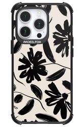 Monochrome Flowerss - Apple iPhone 14 Pro