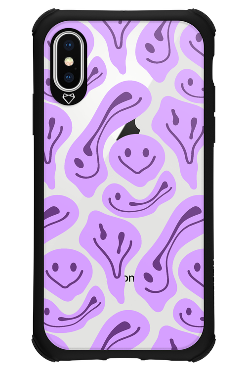 Fluid Smiley Purple - Apple iPhone XS