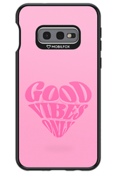 Good Vibes Heart - Samsung Galaxy S10e