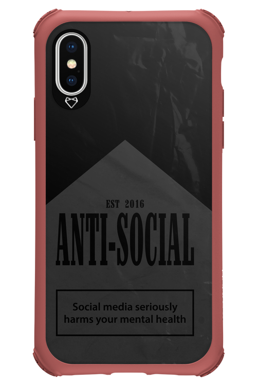 ANTI-SOCIAL (BLVCK) 2.0 - Apple iPhone XS
