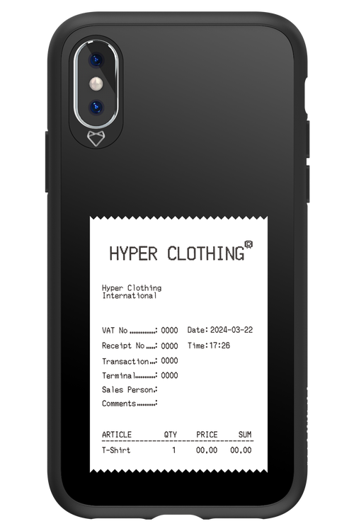 HYPER RECEIPT - Apple iPhone X