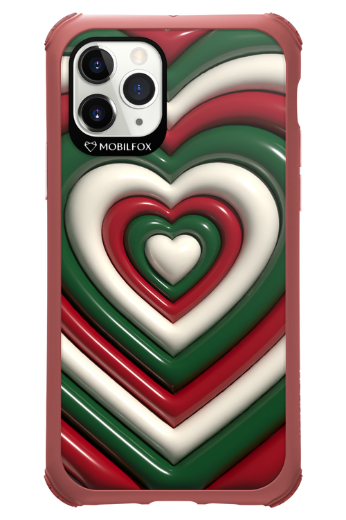 XMAS Hearts - Apple iPhone 11 Pro