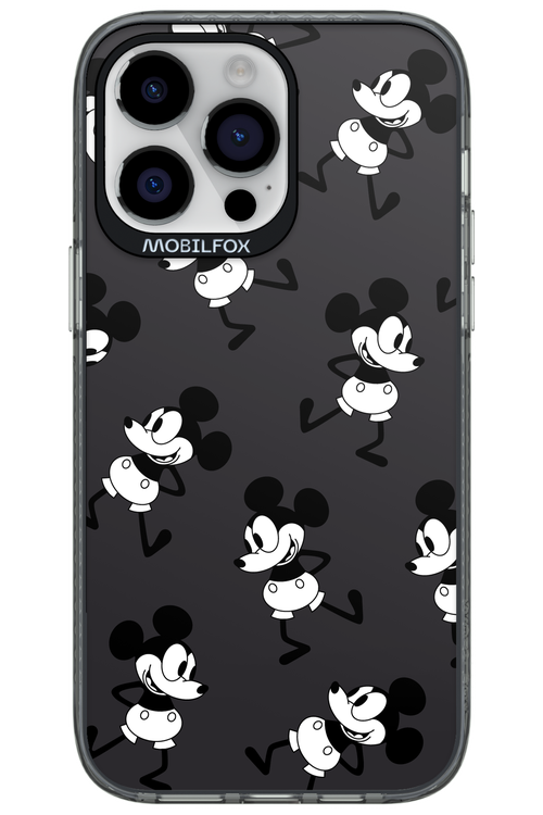 Iconic Mouse (antracite pattern) - Apple iPhone 14 Pro Max