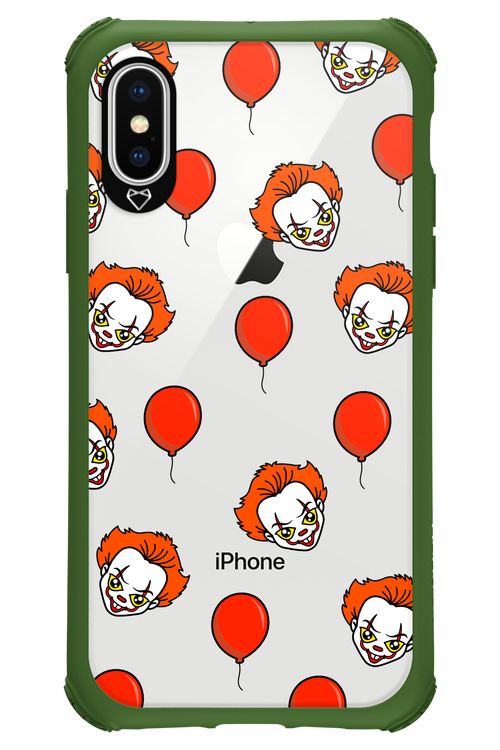Mystery Clown (Transparent) - Apple iPhone X