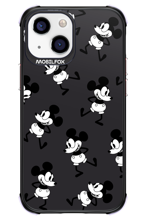 Iconic Mouse (antracite pattern) - Apple iPhone 13 Mini