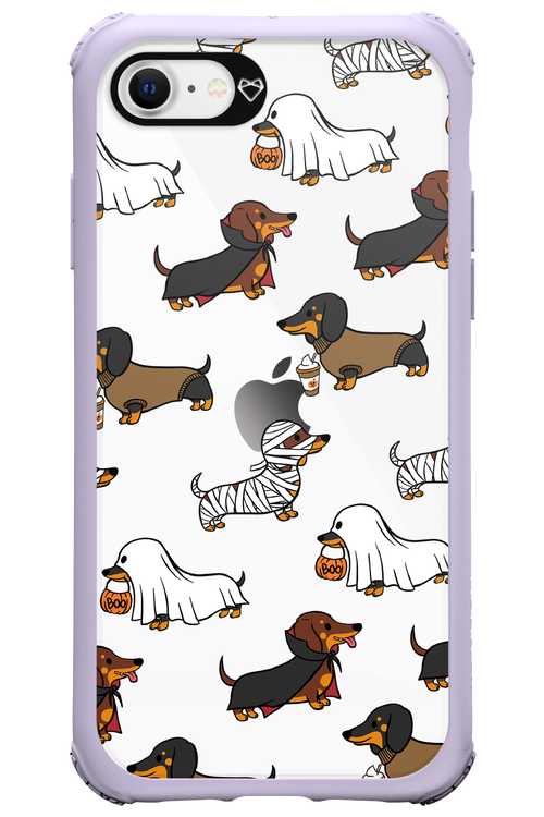 Scary Dachshund (Transparent) - Apple iPhone SE 2022