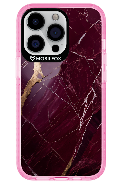 Burgundy Marble - Apple iPhone 13 Pro