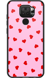 Sprinkle Heart Pink - Xiaomi Redmi Note 9