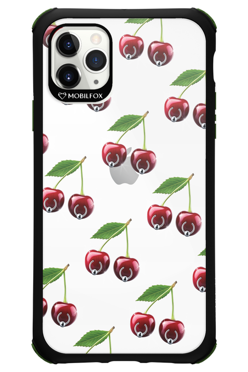 Spicy Cherries Transparent - Apple iPhone 11 Pro Max