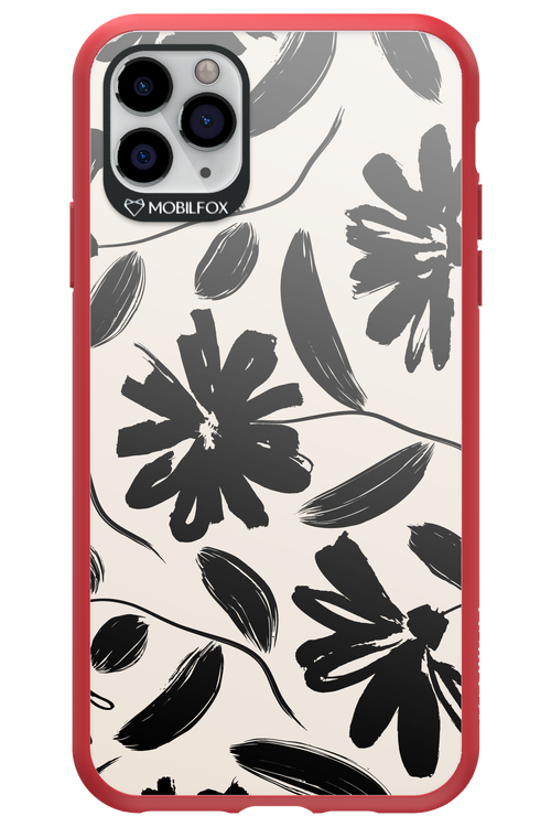 Monochrome Flowerss 2.0 - Apple iPhone 11 Pro Max