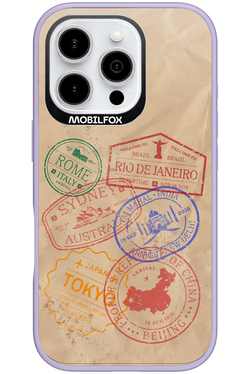 Travel Stamps 2.0 - Apple iPhone 16 Pro