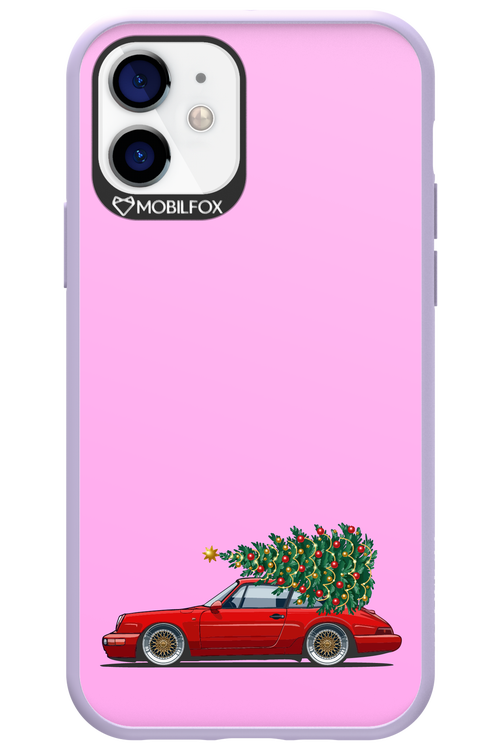 XMAS Car Pink - Apple iPhone 12