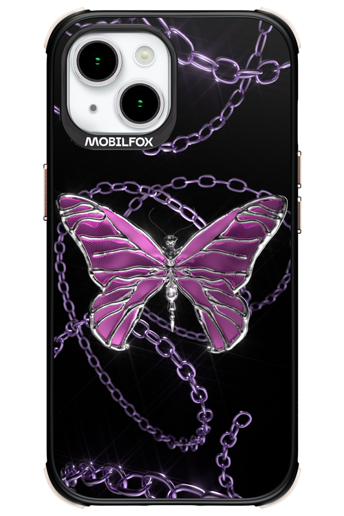 Butterfly Necklace - Apple iPhone 15