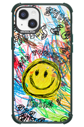 Crayon Smiley Colorful - Apple iPhone 14 Plus