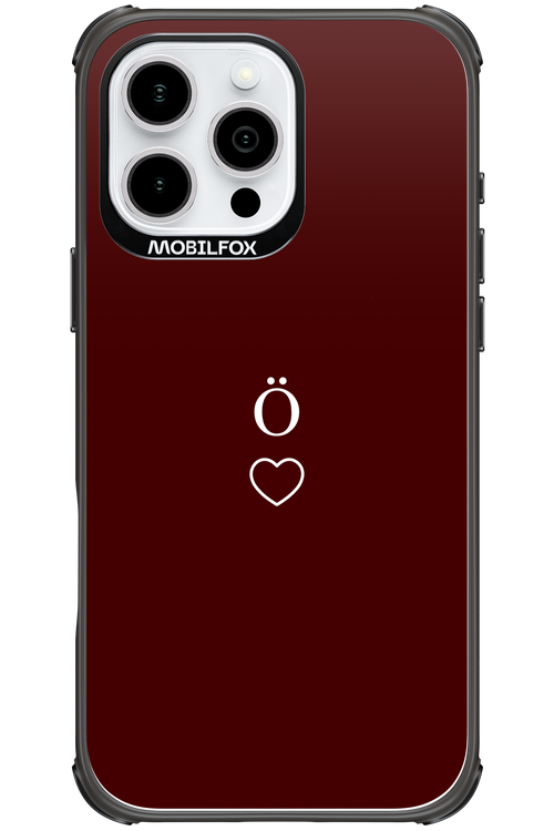 O Burgundia II 2.0 - Apple iPhone 16 Pro Max