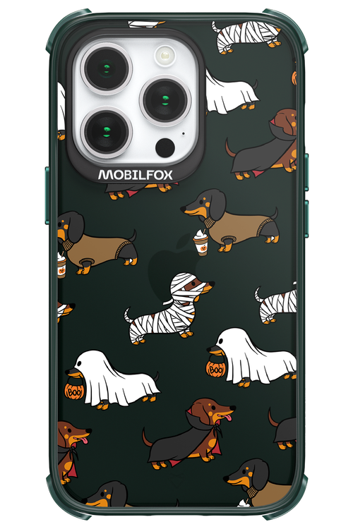 Scary Dachshund (Transparent) - Apple iPhone 14 Pro