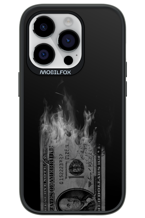 Money Burn B&W 2.0 - Apple iPhone 14 Pro
