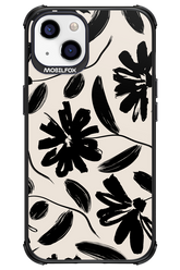 Monochrome Flowerss - Apple iPhone 13