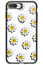 Smiley Flowers Transparent - Apple iPhone 8 Plus