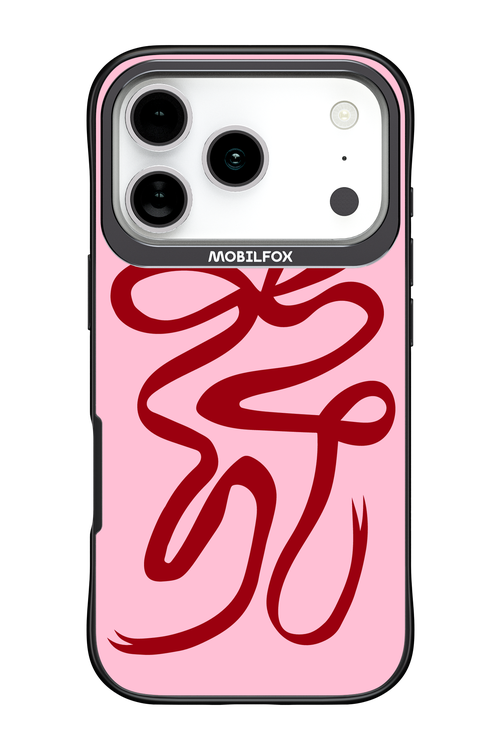 Burgundy Bow - Apple iPhone 17 Pro