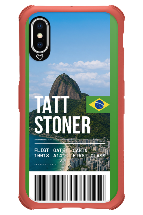 TATT STONER (fly ticket) 2.0 - Apple iPhone XS