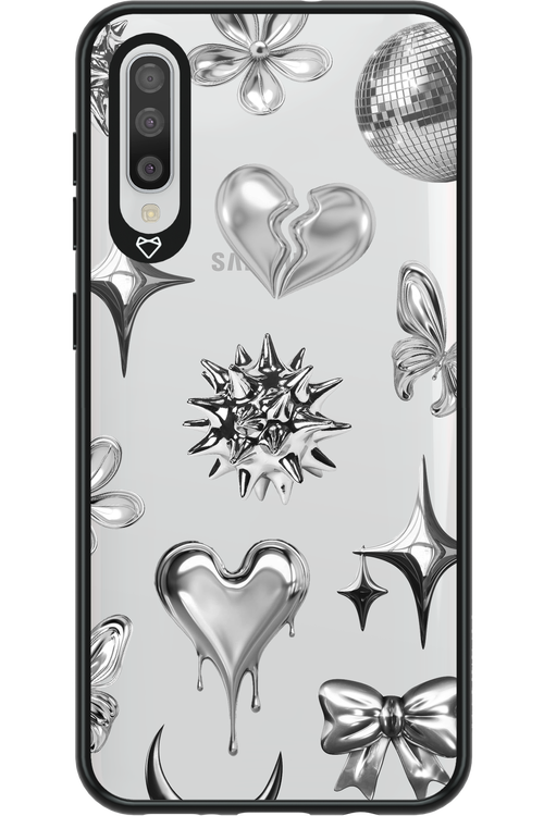 Silver Zone Transparent - Samsung Galaxy A50