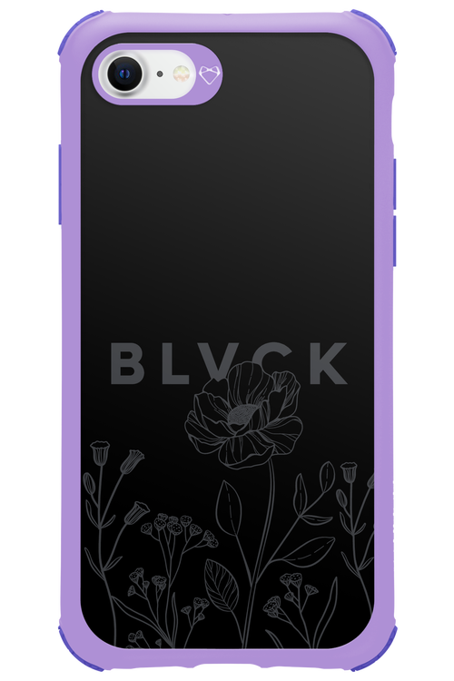 Black Flowers - Apple iPhone SE 2022