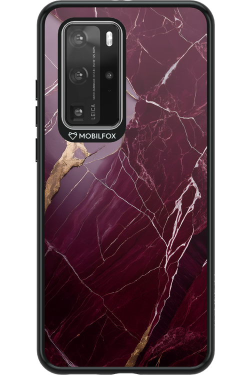 Burgundy Marble - Huawei P40 Pro