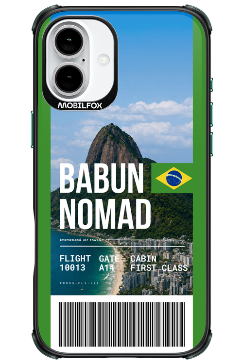 BABUN NOMAD (fly ticket) 2.0 - Apple iPhone 16 Plus