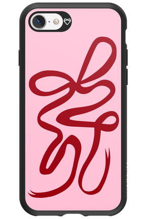 Burgundy Bow - Apple iPhone 7