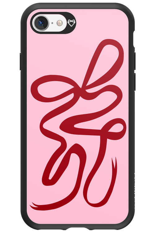 Burgundy Bow - Apple iPhone 7