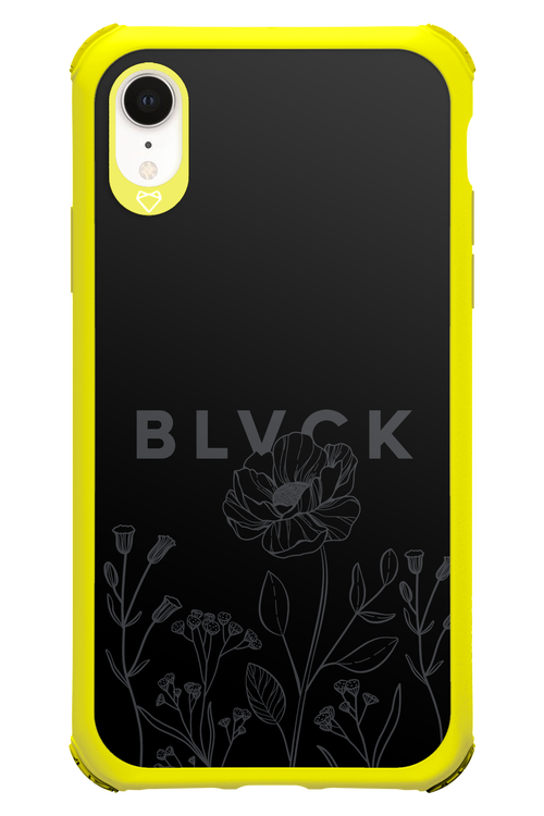 Black Flowers - Apple iPhone XR