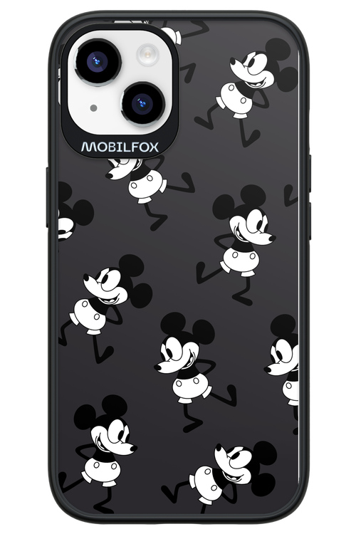Iconic Mouse (antracite pattern) - Apple iPhone 14