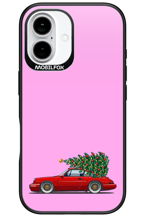 XMAS Car Pink - Apple iPhone 16