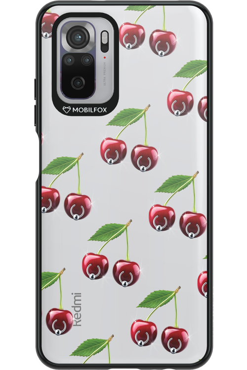 Spicy Cherries Transparent - Xiaomi Redmi Note 10