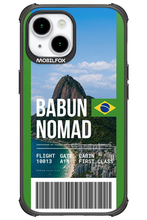 BABUN NOMAD (fly ticket) 2.0 - Apple iPhone 15