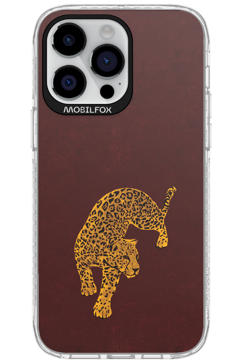 Burgundy Leopard - Apple iPhone 14 Pro Max