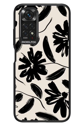 Monochrome Flowerss - Xiaomi Redmi Note 11/11S 4G