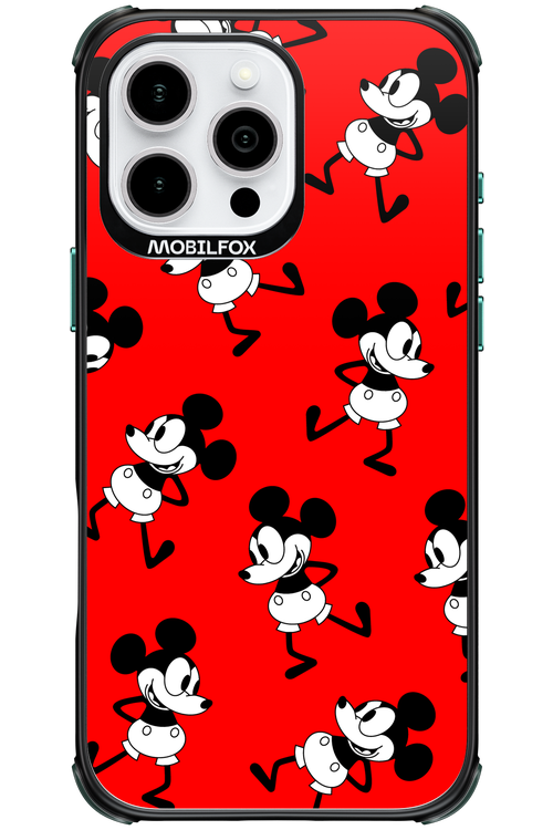 Iconic Mouse (red pattern) - Apple iPhone 16 Pro Max