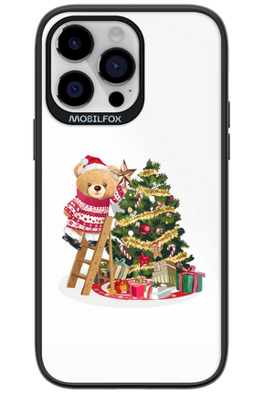 Christmas Bear (Transparent) - Apple iPhone 14 Pro Max