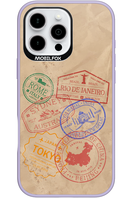 Travel Stamps 2.0 - Apple iPhone 16 Pro Max