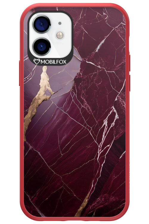 Burgundy Marble - Apple iPhone 12